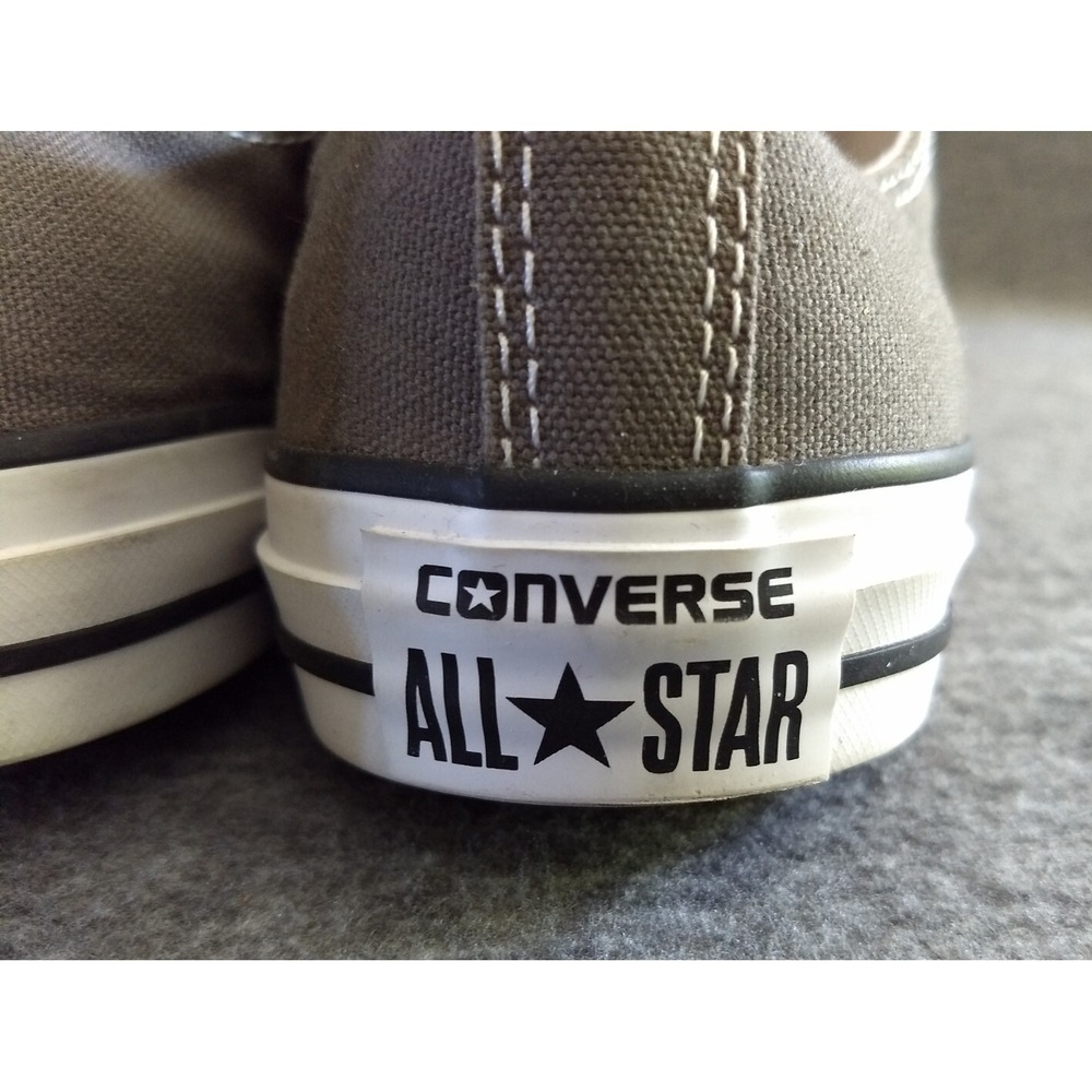 Converse Chuck Taylor All Star Sneakers Low Top Drk Gray Lace Up Unisex M-8/W-10 - Picture 9 of 16